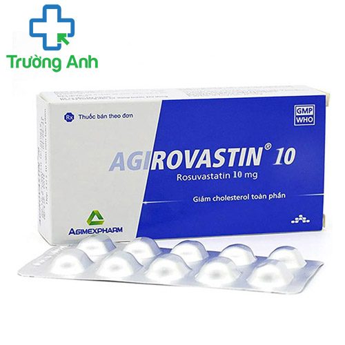 Agirovastin 10 - Thuốc điều trị tăng cholesterol và rối loạn lipid máu hỗn hợp