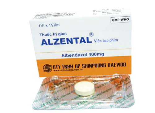 Alzental - Thuốc điều trị nhiễm các loại giun, sán hiệu quả