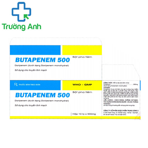Butapenem 500 - Thuốc điều trị nhiễm khuẩn hiệu quả