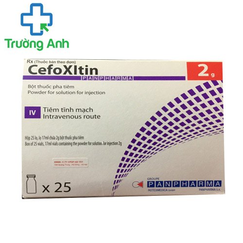 Cefoxitin Panpharma 2g - Thuốc điều trị nhiễm khuẩn hiệu quả