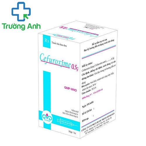 Cefuroxime 0,5g MD Pharco (tiêm) - Thuốc điều trị nhiễm khuẩn hiệu quả