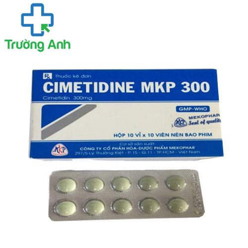 Cimetidine MKP 300mg - Thuốc điều trị viêm loét dạ dày hiệu quả
