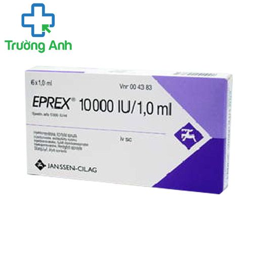 Eprex 10000IU/1ml Janssen-Cilag - Điều trị thiếu máu do suy thận mạn