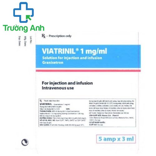Viatrinil 1mg/ml Vianex - Thuốc điều trị nôn hoặc buồn nôn
