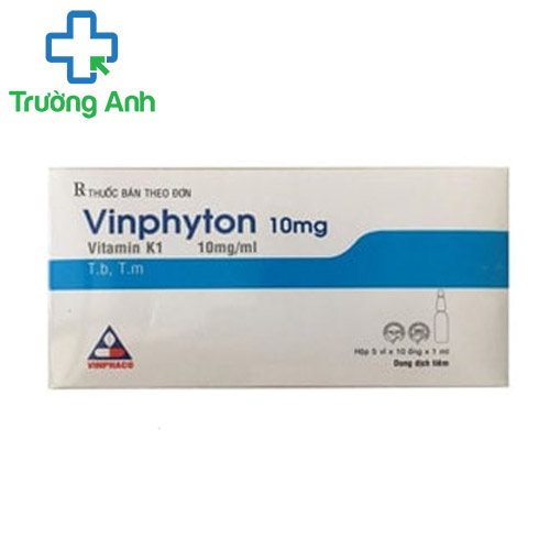 Vinphyton 10mg Vinphaco - Điều trị xuất huyết và nguy cơ xuất huyết