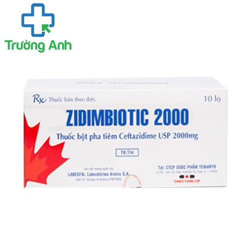 Zidimbiotic 2000 Tenamyd - Thuốc điều trị nhiễm trùng đường hô hấp