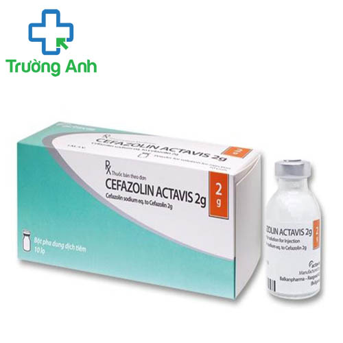 Cefazolin Actavis 2g - Thuốc điều trị nhiễm trùng hiệu quả