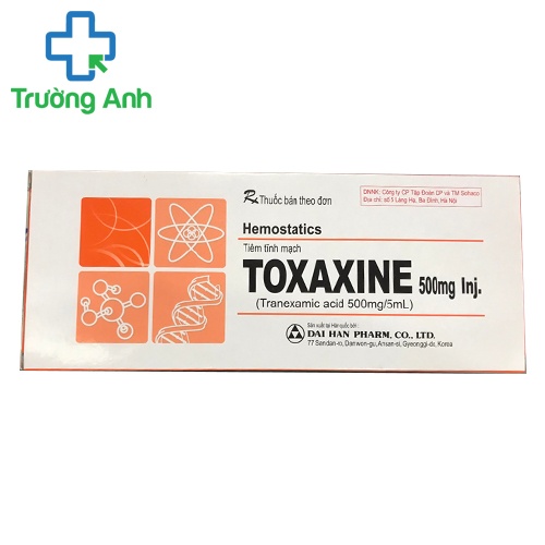 Toxaxine 500mg Inj Daihan Pharm - Thuốc ngăn ngừa xuất huyết