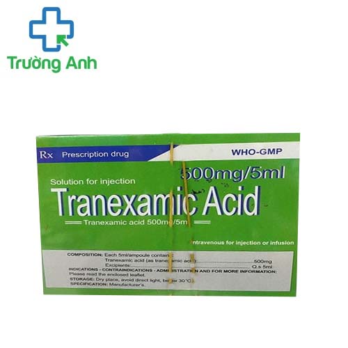 Tranexamic acid 500mg/5ml MD Pharco - Điều trị chảy máu bất thường