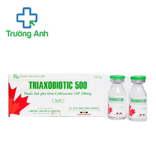 Triaxobiotic 500 Tenamyd -  Thuốc điều trị nhiễm khuẩn rất hiệu quả