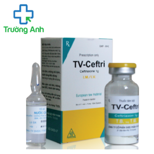TV-Ceftri 1g TV.Pharm - Điều trị nhiễm khuẩn do vi khuẩn nhạy cảm