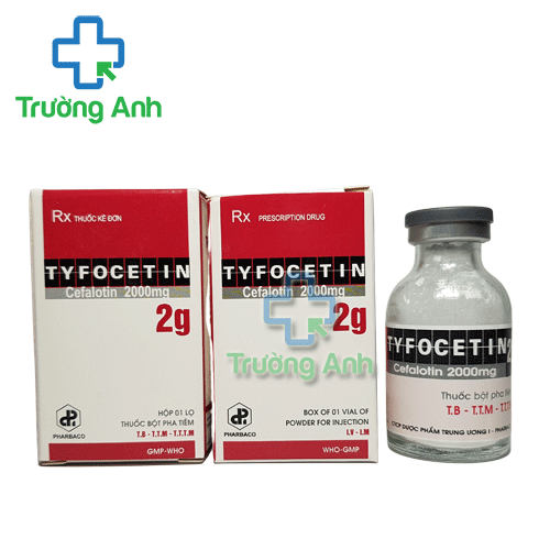 Tyfocetin 2g Pharbaco - Điều trị các nhiễm khuẩn có biến chứng