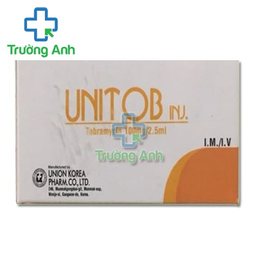 Unitob 100mg/ 2,5ml Union Korea Pharm - Thuốc điều trị nhiễm khuẩn