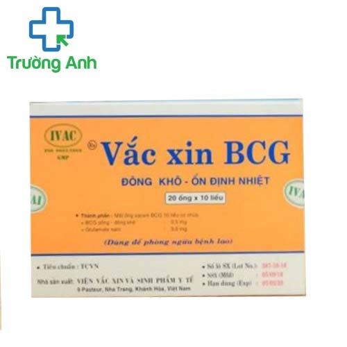 Vắc xin BCG Ivac - Tạo miễn dịch phòng ngừa bệnh lao