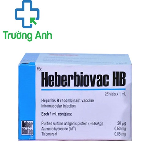 Heberbiovac HB 1ml CIGB - Phòng ngừa bệnh do viêm gan siêu vi B