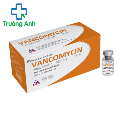 Vancomycin 500mg Vinphaco - Thuốc điều trị viêm nội tâm mạc
