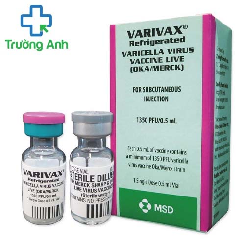 Varivax MSD - Vaccine giúp phòng bệnh Thủy đậu rất hiệu quả