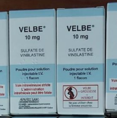 Velbe 10mg - Vinblastin của Pháp điều trị Hodgkin