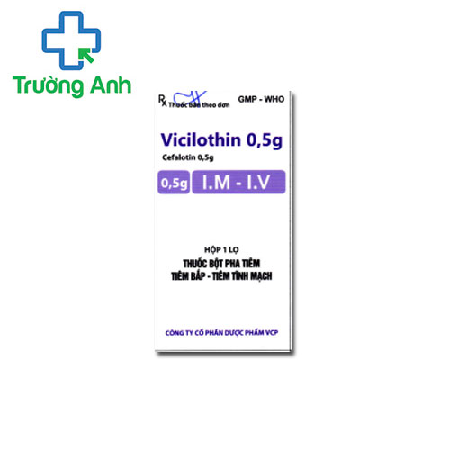 Vicilothin 0,5g VCP - Điều trị nhiễm khuẩn đường tiết niệu