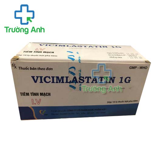 Vicimlastatin 1g VCP - Thuốc điều trị nhiễm khuẩn nặng