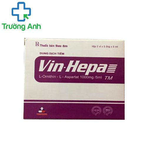 Vin-hepa 1000mg/5ml Vinphaco - Hỗ trợ điều trị các bệnh lý ở gan