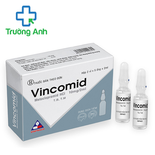 Vincomid 10mg/2ml Vinphaco - Điều trị triệu chứng nôn và buồn nôn