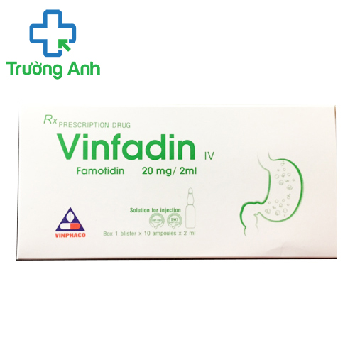 Vinfadin V20 Vinphaco - Thuốc điều trị loét dạ dày và loét tá tràng