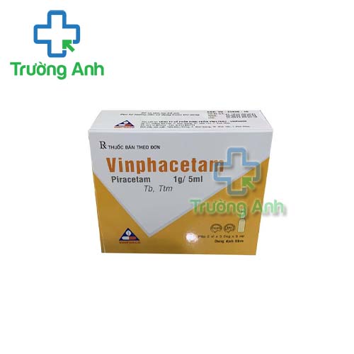 Vinphacetam 1g/5ml Vinphaco - Điều trị chấn thương sọ não