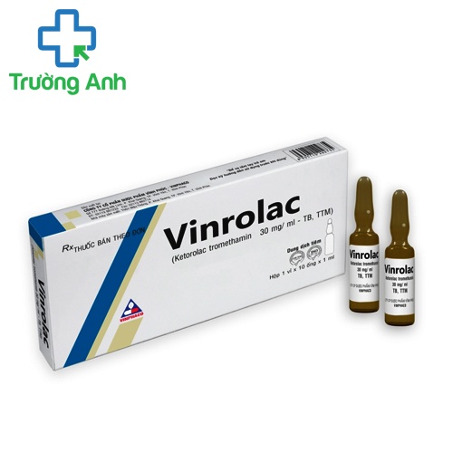 Vinrolac 30mg/2ml Vinphaco - Điều trị cơn đau vừa và nặng