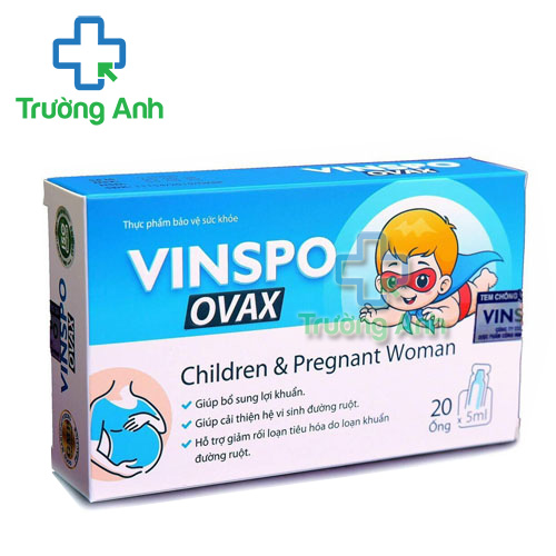 Vinspo Ovax Tradiphar - Giảm hiện tượng tiêu chảy, táo bón