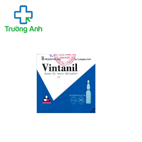 Vintanil 500mg/5ml Vinphaco  - Hỗ trợ điều trị triệu chứng chóng mặt