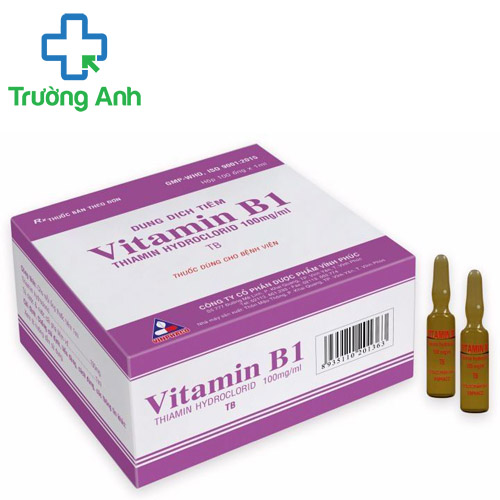 Vitamin B1 100mg/ml Vinphaco - Điều trị bệnh do thiếu vitamin B1