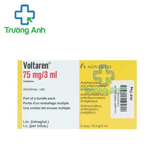 Voltaren 75mg/3ml Novartis - Điều trị cơn cấp tính của bệnh gút