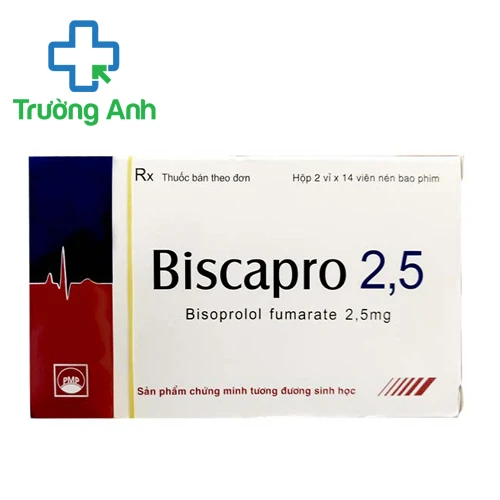 Biscapro 2,5mg - Thuốc điều trị cao huyết áp, tim - mạch hiệu quả