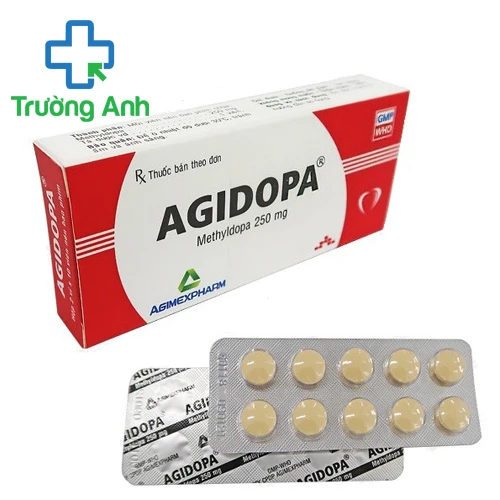 Agidopa 250mg - Thuốc điều trị bệnh tăng huyết áp hiệu quả
