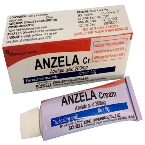 Anzela Cream - Thuốc điều trị mụn, ngăn ngừa thâm, nám hiệu quả