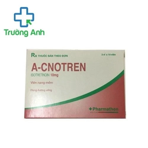 A-cnotren - Thuốc điều trị các dạng mụn trứng cá nặng hiệu quả