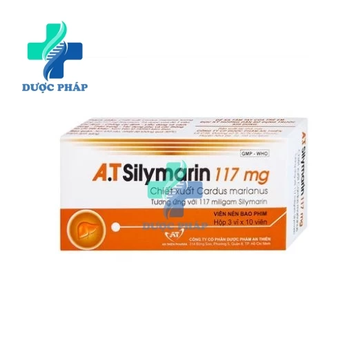 A.T Silymarin 117mg - Thuốc điều trị viêm gan, xơ gan, tổn thương gan