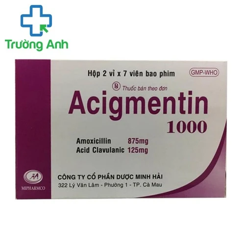  Acigmentin 1000 - Thuốcđiều trị bệnh nhiễm khuẩn hiệu quả