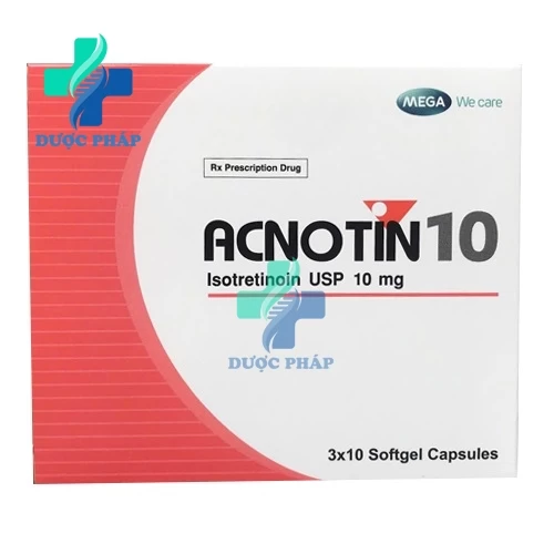 Acnotin 10 - Thuốc điều trị bệnh trứng cá nặng hiệu quả của Thái Lan