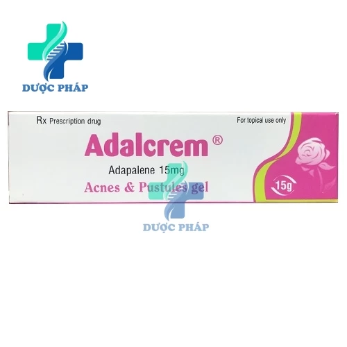 Adalcrem - Thuốc bôi da dạng gel điều trị mụn trứng cá của Phil Inter Pharma