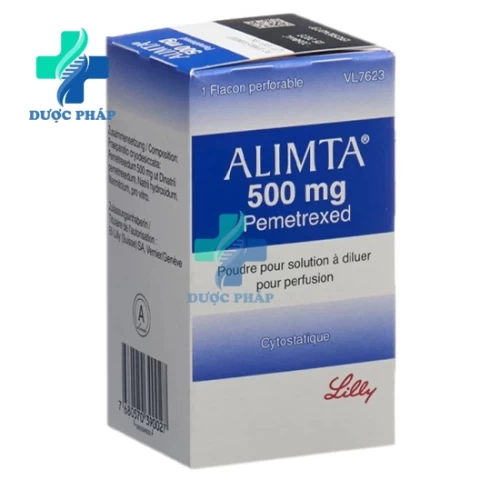 Alimta 500 mg - Thuốc điều trị ung thư phổi hiệu quả