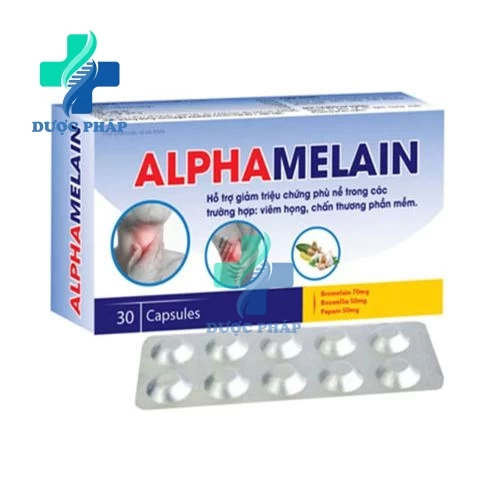 Alpha Melain Santex - Giúp hỗ trợ giảm triệu chứng phù nề