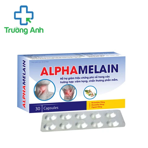Alpha Melain Santex - Giúp hỗ trợ giảm triệu chứng phù nề