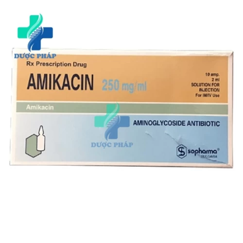 Amikacin 250mg/ml Sopharma - Thuốc điều trị nhiễm khuẩn nặng