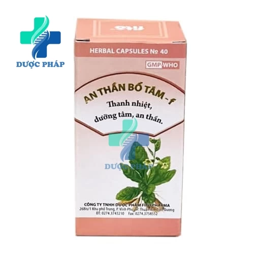 An thần bổ tâm-F - Giúp dưỡng tâm, an thần, điều hòa nhịp tim