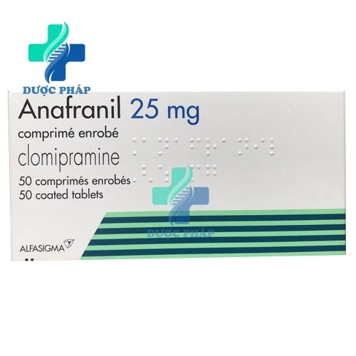 Anafranil 25mg - Thuốc điều trị trầm cảm, cơn hoảng sợ hiệu quả