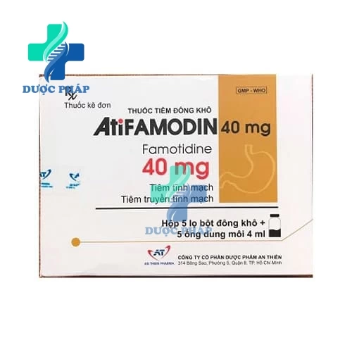 AtiFamodin 40mg - Thuốc điều trị viêm loét dạ dày-tá tràng hiệu quả