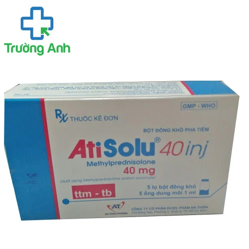 Atisolu 40 inj - Thuốc điều trị viêm khớp, thấp khớp hiệu quả 