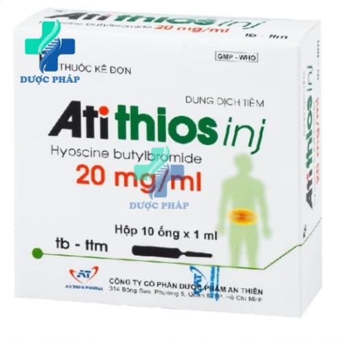 Atithios inj - Thuốc điều trị co thắt đường tiêu hóa hiệu quả của dp An Thiên
